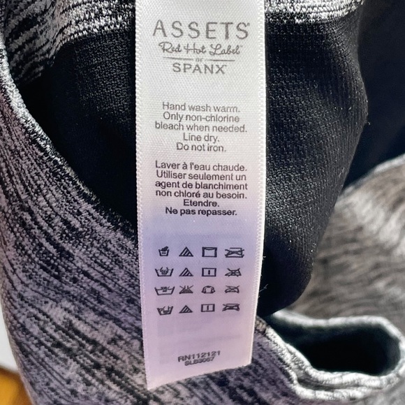 Assets by Spanx Red Hot Label Hi-Waisted Leggings Heathered Women’s Large - Picture 4 of 5